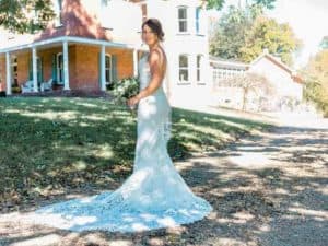 Southern Illinois Wedding Venues, Bride in Sunshine
